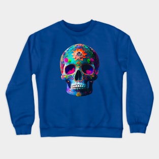 DOD Skull Día de los Muertos Crewneck Sweatshirt